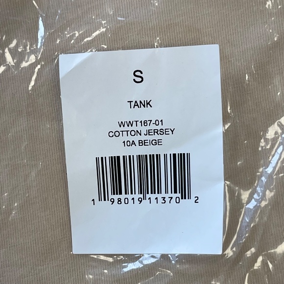 WeWoreWhat Beige Ribbed Crewneck Tank - Small - NWT - Picture 5 of 5